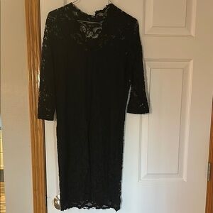 Karen Kane Black Lace Dress Size Large